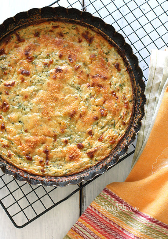 Crust-less Zucchini Pie